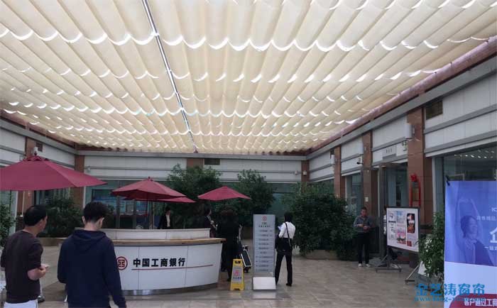 禪城區汾江南路電動遮陽天棚簾安裝